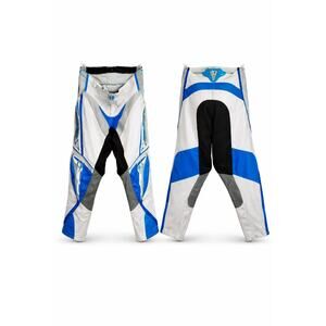 Answer Racing Motocross Pants Size 32 White Blue MX ATV Dirt Bike Riding Gear